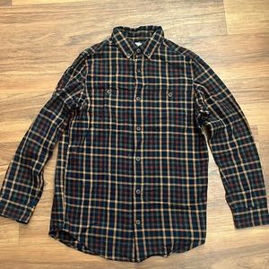 Duluth trading co slim fit plaid button up shirt